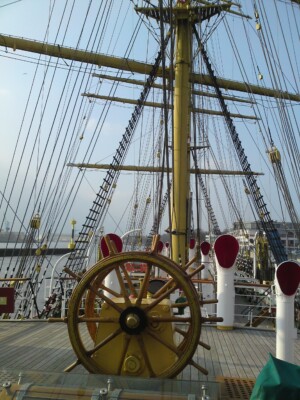 Steuerdeck Blick auf Grossmast
© DSV